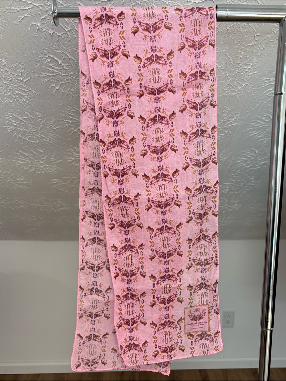Ford Warriors in Pink breast cancer awareness scarf, 100% cotton